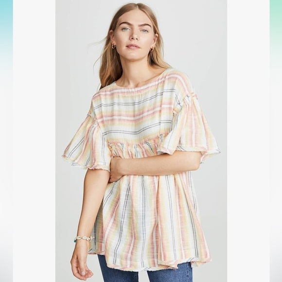 Free People Summer Nights Striped Dress - Picture 2 of 8